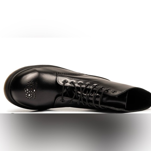 Dr. Martens Shoes - Women's Dr. Martens Black Pascal St Brogue Lace Up Boots Size 8 UK 6 Steel Toe